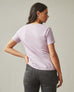 Women's Classic Cotton V-Neck Tee - Keepsake Lilac